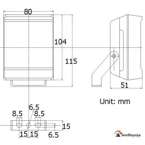 IT-SSG6POE-IR Mechanical Drawing